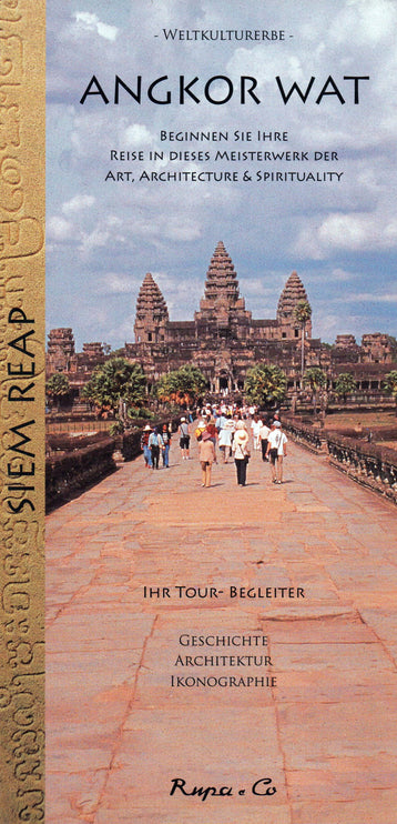 Angkor Wat Walk-Thorugh Map (English, French,German, Japanese & Korean)