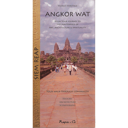 Angkor Wat Walk-Thorugh Map (English, French,German, Japanese & Korean)